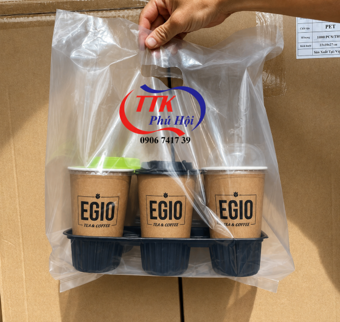 Khay nhựa đựng ly 6 ô
