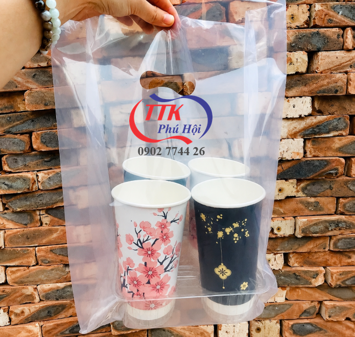 Khay nhựa đựng ly 6 ô trong