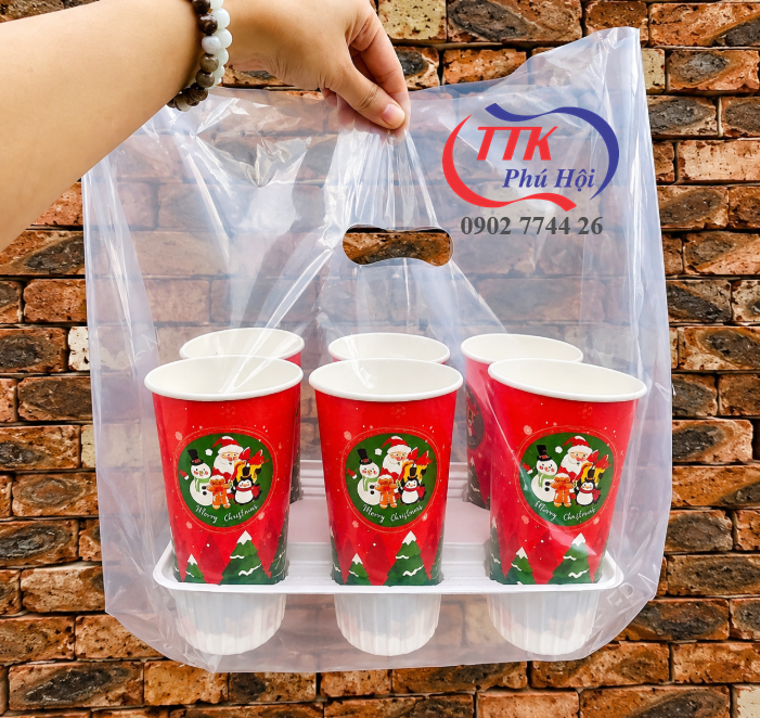Khay nhựa đựng ly 6 ô trong