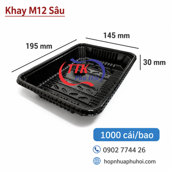 Khay nhựa đựng thức ăn