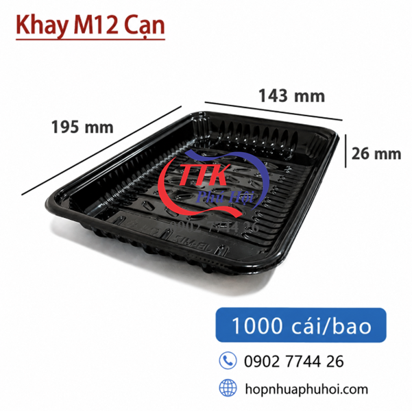 Khay nhựa đựng thức ăn