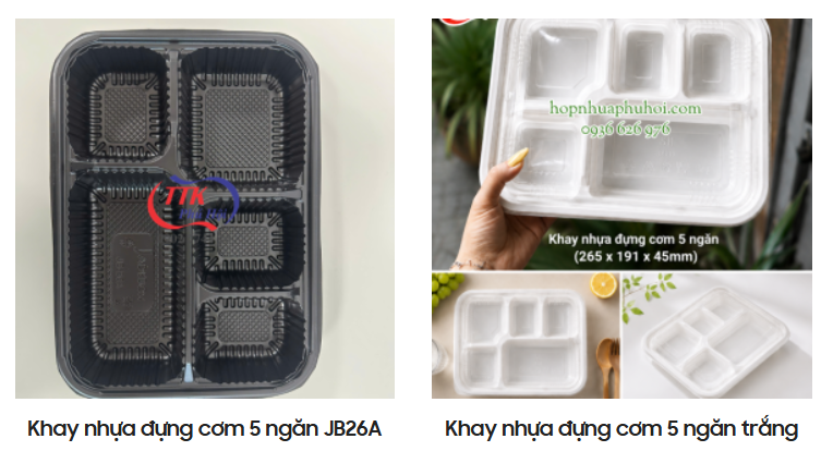 Khay nhựa đựng thực phẩm TPHCM