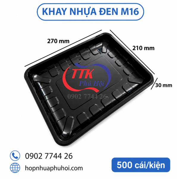 Khay nhựa đựng trái cây, sushi, hải sản... HD05