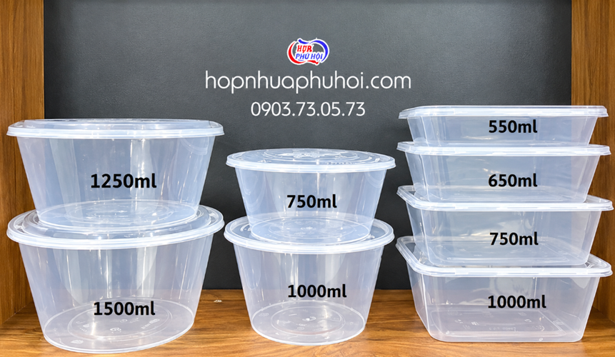Thố nhựa 2000ml / 2500ml / 3000ml / 3500ml