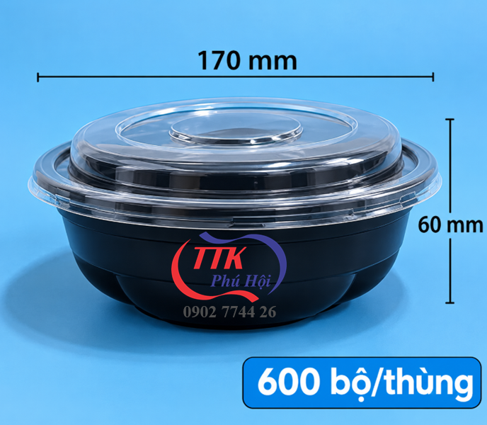 Tô nhựa có nắp