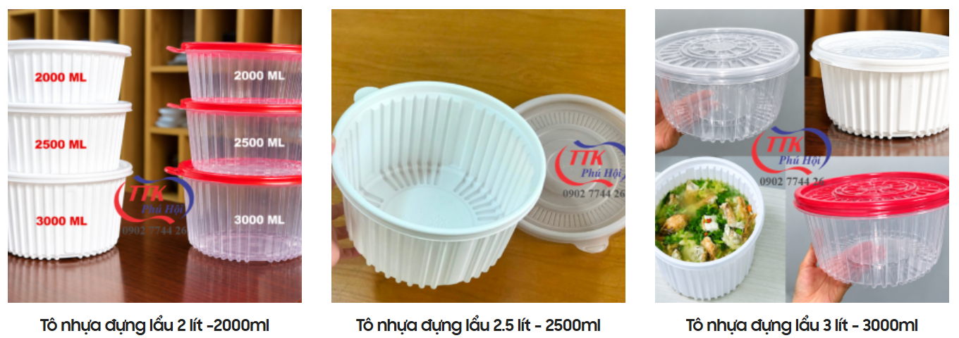 Tô nhựa có nắp