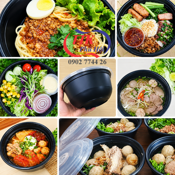 Tô nhựa đựng bún