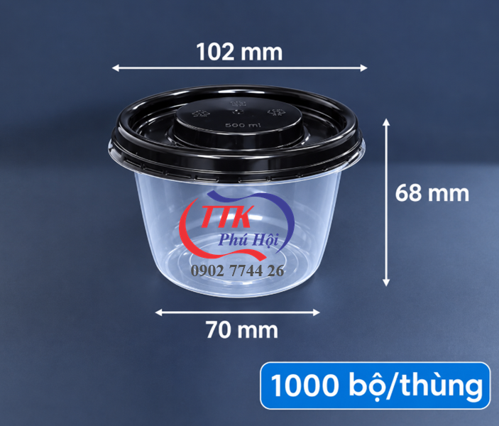 Tô nhựa đựng súp