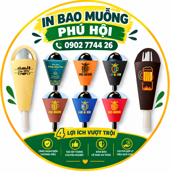 Xưởng in bao muỗng