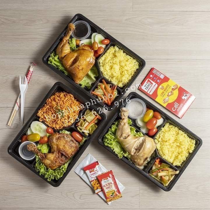 Hộp nhựa đựng cơm 4 ngăn