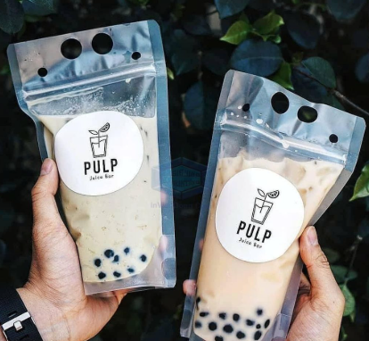 Túi Zip Đựng Trà Sữa Đẹp