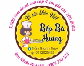 Địa chỉ In tem dán - sticker uy tín Sài Gòn