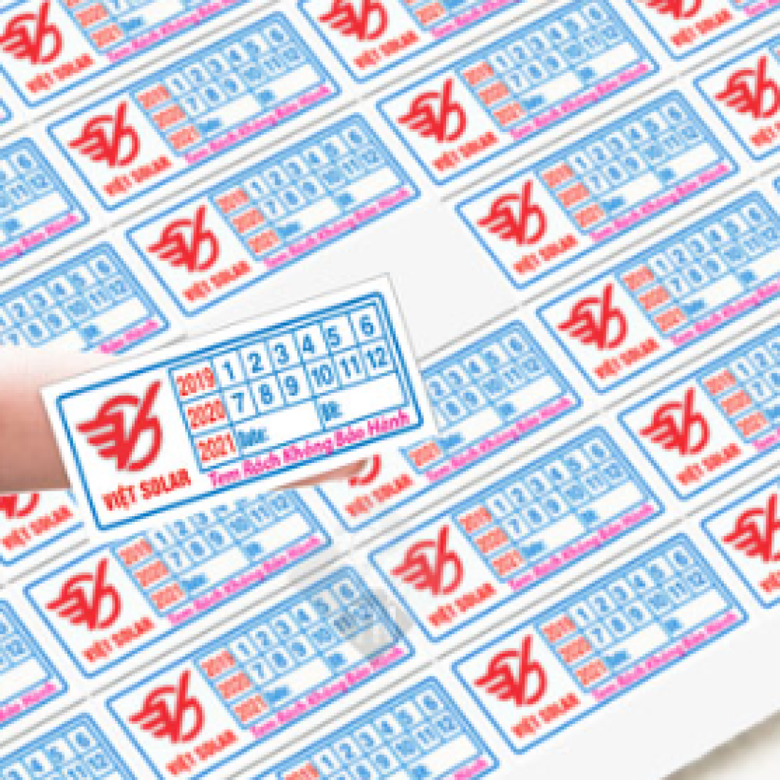 In Decal Vỡ, Tem Bể, Tem Bảo Hành tại quận 1, quận 2, quận 3 TpHCM