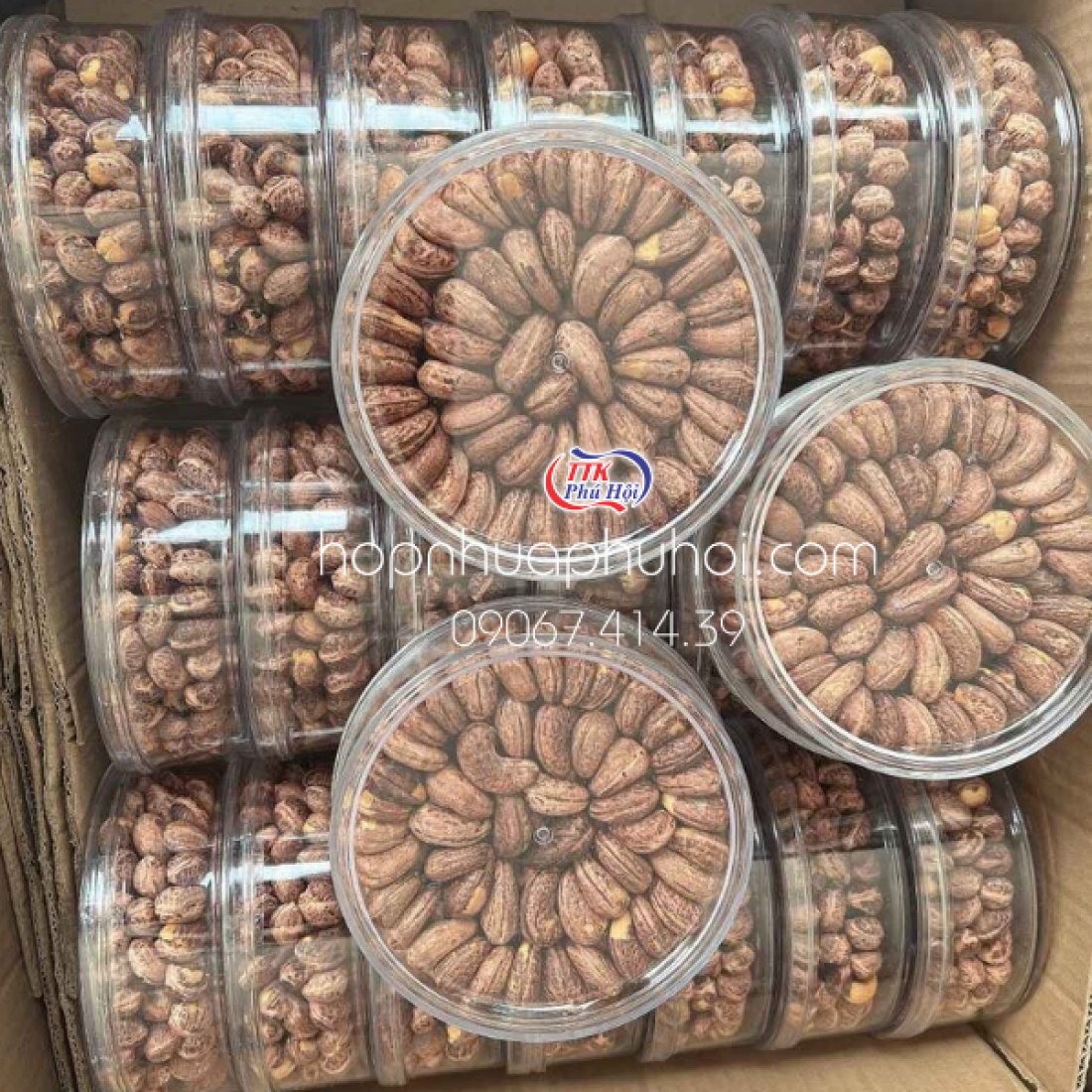 HỘP TRÒN MICA ĐỰNG CÁC LOẠI HẠT