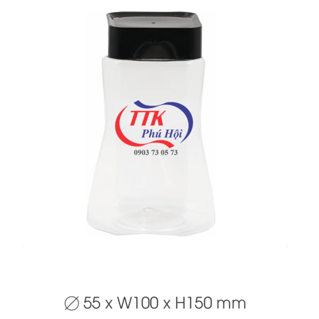 Hũ nhựa nắp nhựa đựng cá khô, cá chỉ rim