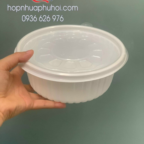 Hộp nhựa tròn 1500ml