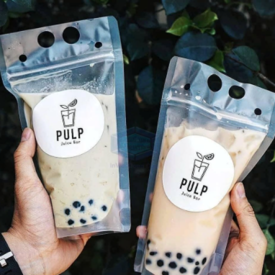 Túi Zip Đựng Trà Sữa In Logo - Giải Pháp Quảng Bá Thương Hiệu Hiệu Quả