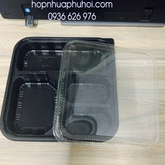 Hộp nhựa đựng cơm 4 ngăn JB24