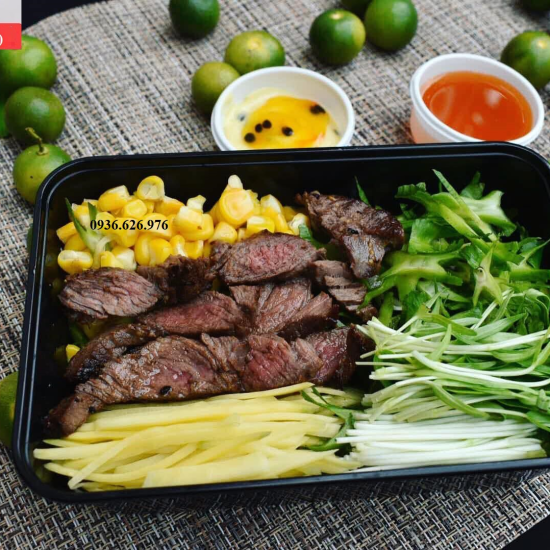 HỘP NHỰA ĐEN 1000ml