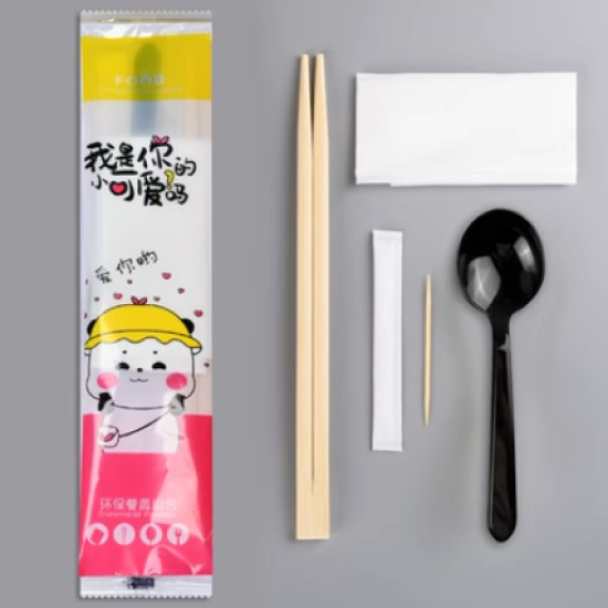 Combo Đũa Muỗng Tăm Giấy Giá Sỉ