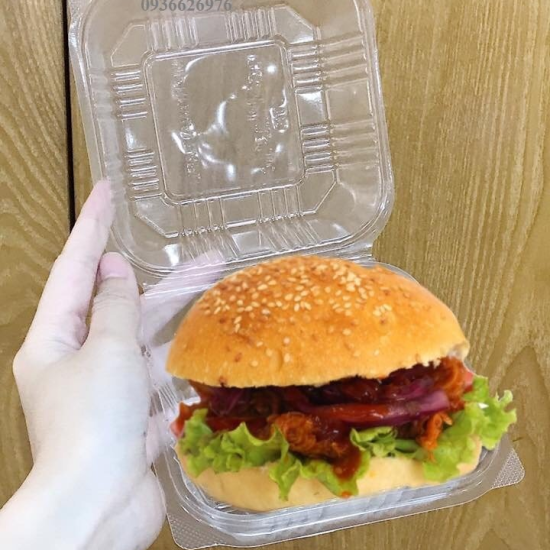 Hộp nhựa đựng hambuger