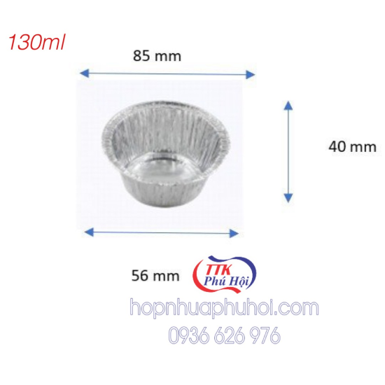 Chén nhôm nướng 130ml 