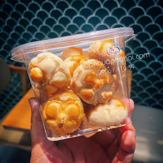Hộp Nhựa PET JB-10 - Hộp Bánh Tiramisu, Pudding,...