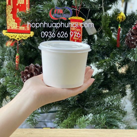 Tô giấy đựng súp canh 400ml 