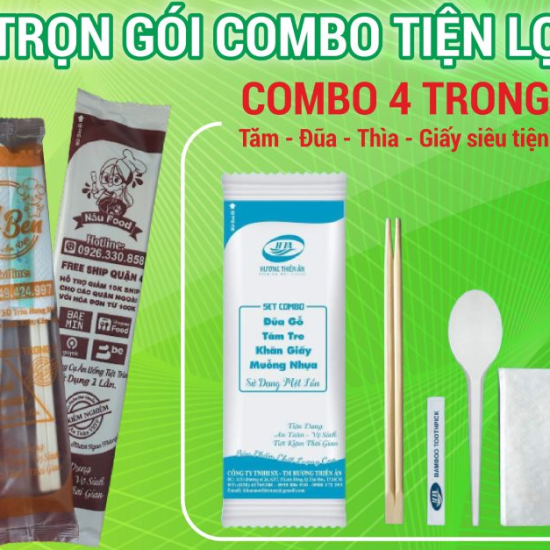 Mua Bộ Đũa Muỗng Tăm Giấy