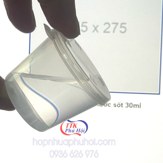 Hộp nhựa đựng nước sốt 30ml