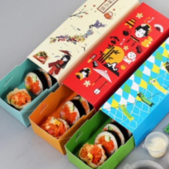 In Hộp Giấy Đựng Sushi Bằng Kỹ Thuật In Offset - Công Ty Phú Hội