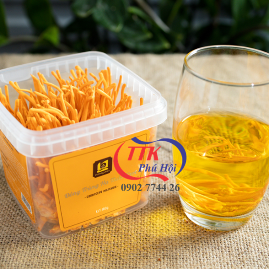 Hộp nhựa đựng đông trùng hạ thảo khô, tươi