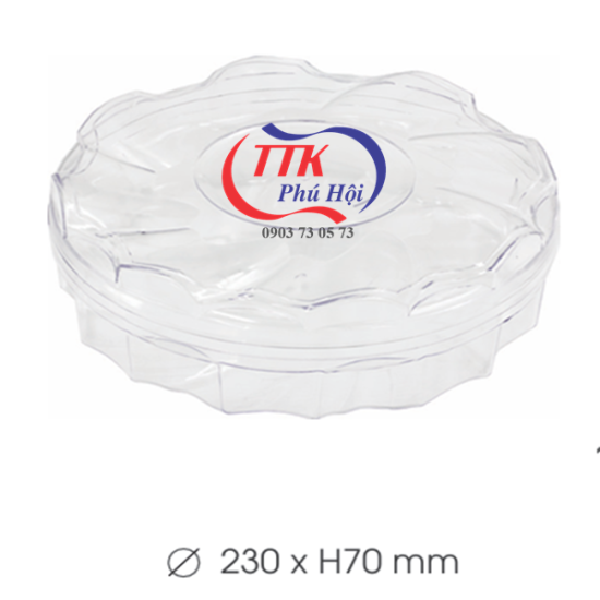 Hộp nhựa đựng yến hình bông mai