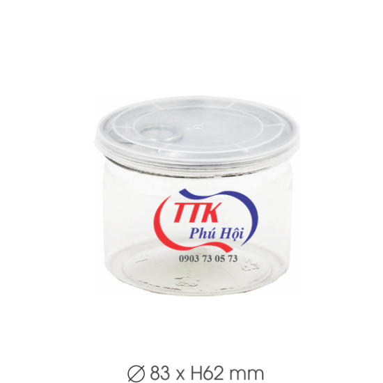 Hũ nhựa nắp nhôm vặn đựng đông trùng hạ thảo