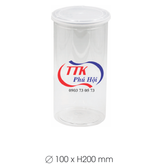 Hũ nhựa nắp nhôm xé đựng ngũ cốc