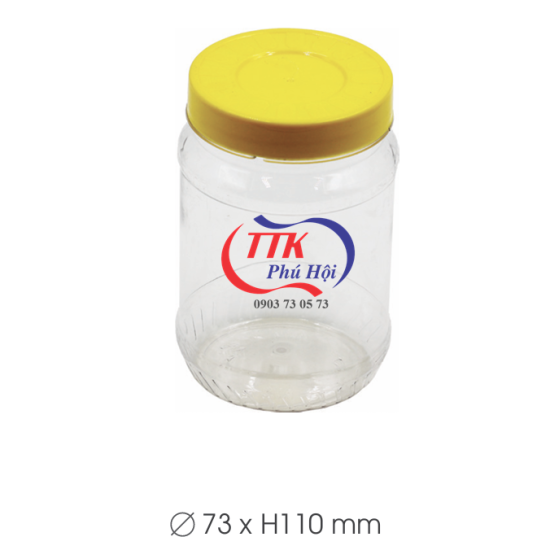 Hũ nhựa nắp nhựa đựng hạt hạnh nhân
