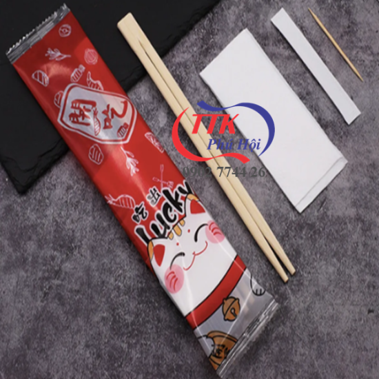 In bao set muỗng đũa tăm dùng 1 lần