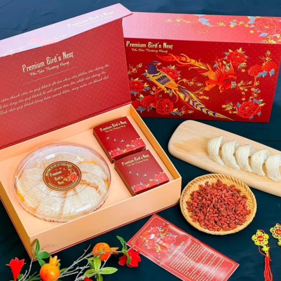 In tem nhãn hộp yến